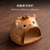 2025 NEW Cute Cat Incense Fireplace Cartoon Ceramic Aroma Stove Atmosphere Decoration Crafts