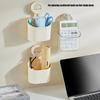 Multifunctional Adhesive Bin For Shower And Kitchen Storage Securely Holds Items Without Drilling Modern Simple Style