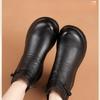 Leather Soft-soled New Cotton Shoes Warm Women's Short Boots Middle-aged and Elderly Non-slip Women's Boots