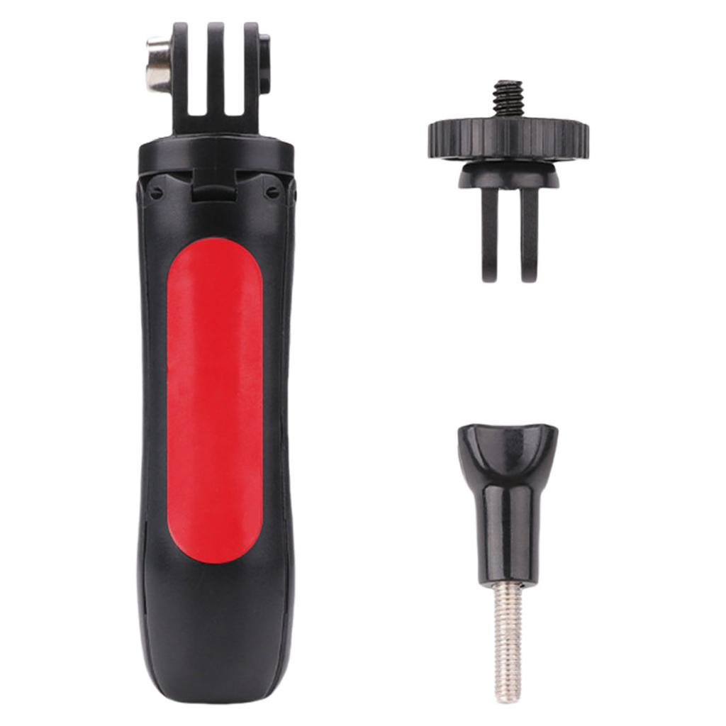 Extendable Rotating Camera Mount Tripod Anti Shake Rubber Feet Compatible for Sports Cameras and DSLR Accessories