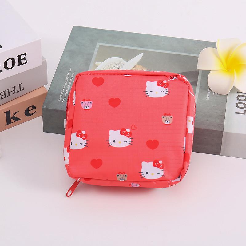 

Hello Kitty Kuromi Cinnamoroll Melody Pattern Portable Makeup Storage Bag For Travel And Home Organization KT