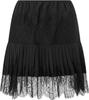 Women's 2025 Y2K Low-Waist Pleated Lace Mini Skirt with Layered Ruffles