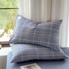 Premium 100% Cotton Pillowcase Pair 48x74cm for Home or Student Use