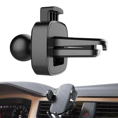 Soporte de Bola 17mm Base para Soporte de Teléfono Montaje en Salpicadero de Coche Soporte Fijo para Rejilla de Aire Convertidor Soporte Antideslizante Accesorios para Coche