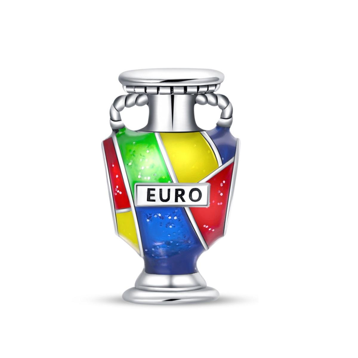 

World Cup Theme Football Sport Style Beaded Pendant DIY Bracelet Accessory