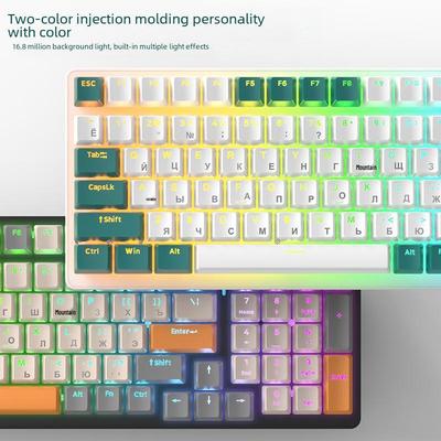 Free Wolf K3 Russische Mechanische Tastatur 980: Benutzerdefinierte russische Gaming-Tastatur