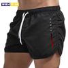 Heren strandshorts bedrukt casual sneldrogend surfman zwemkleding outdoor jogging sweatpants kwaliteit zomer zwem sportshorts