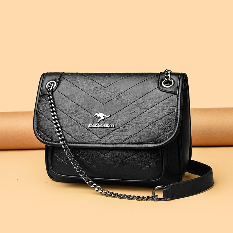 Geantă versatilă cu lanț în stil coreean, de umăr sau crossbody