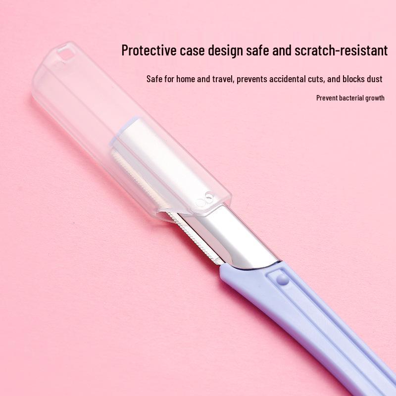 Stainless Steel Portable Eyebrow Trimmer Razor - Safe Beauty Tool