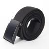 Men's Trendy Canvas Leather Belt with Automatic Buckle - Korean Style for Youth & Students