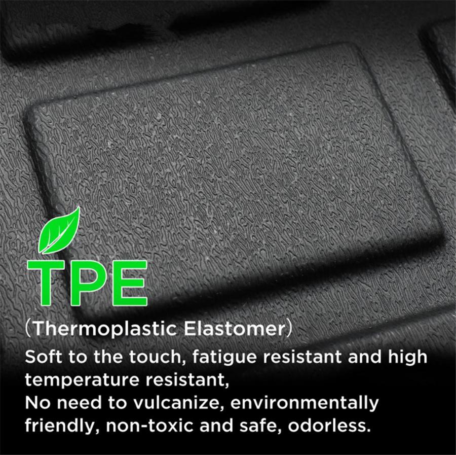 TPE Rear Back Cargo Tray Rubber Mat For Tesla Model 3 2017-2019
