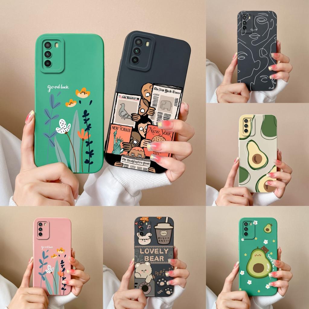 Fun Case For Xiaomi Poco M3 Pro Cute Soft Smooth Liquid Silicone Full Protection Anti Choc Phone Cover For Poco M 3 M3Pro Shell