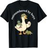Outnumbered By Boys Funny Mom Goose Family Life T-Shirt
