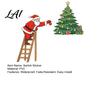 Christmas Party Atmosphere Decor Light Switch Sticker Santa Claus Climbing Ladder Cover Funny Indoor Outdoor Holiday Ornaments Peel & Stick Removable