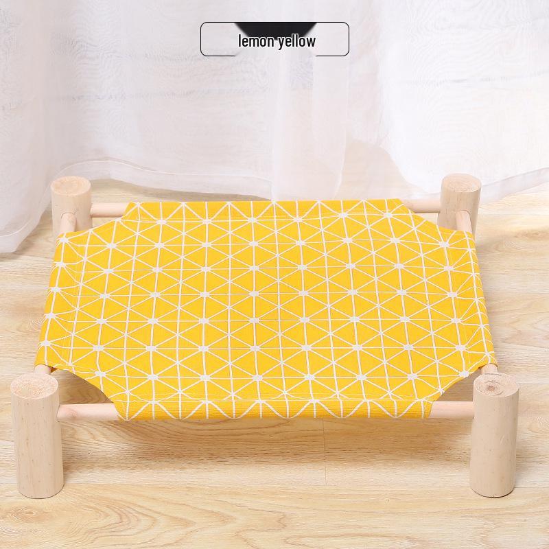 All-Season Washable Elevated Pet Bed for Small Dogs & Cats