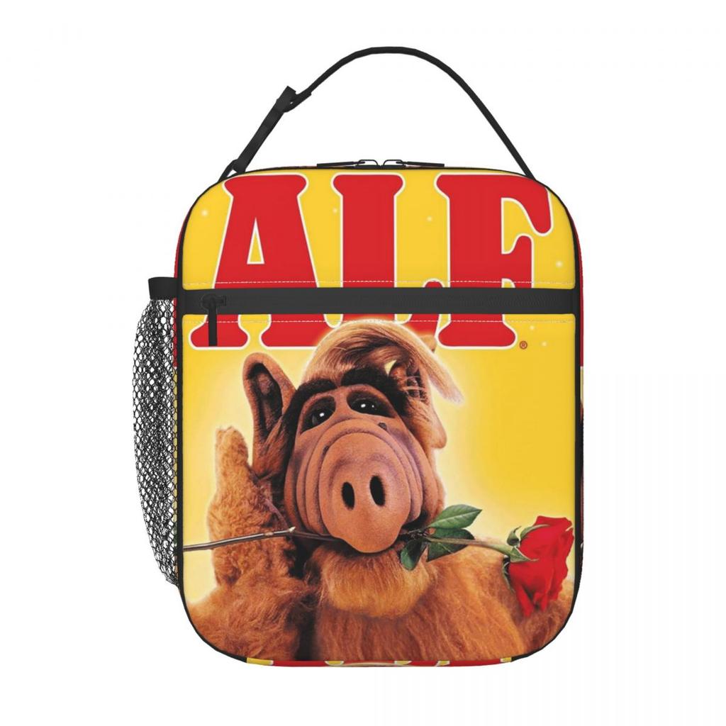 Alf Daumen Hoch Alien Leben Isolierte Lunchtasche für Damen Kinder Auslaufsichere Lebensmittelboxen Thermische Lunchbox Tragetasche