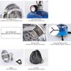 Outdoor Gas-Heater Portable Lightweight Stainless Steel for Outdoor Winter Warmth Tent Camping Backpacking Picnic Hiking Travel
