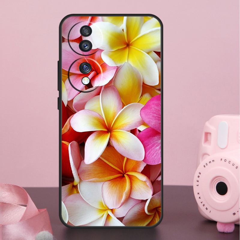Tropical Paradise Hawaiian Flower Case For Honor 400 Pro 200 50 70 90 X9a X9b X9c X9d X8b X8c Win Magic 7 Lite 5 6 8 Pro Cover