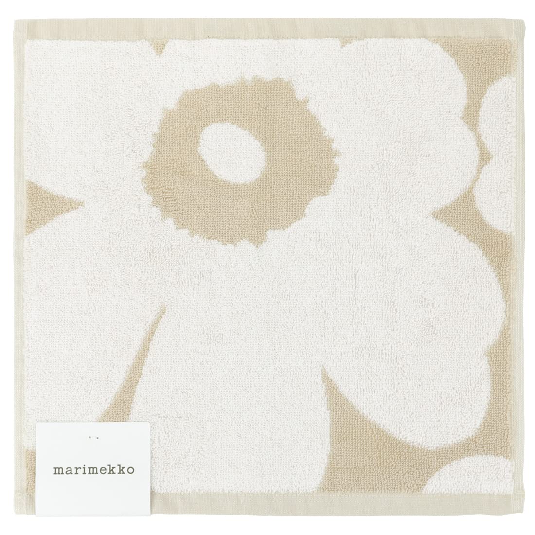Marimekko hand mini 30 x 30 UNIKKO beige x towel, towel, towel, handkerchief, cm, pattern, white, 072792-810 [product]