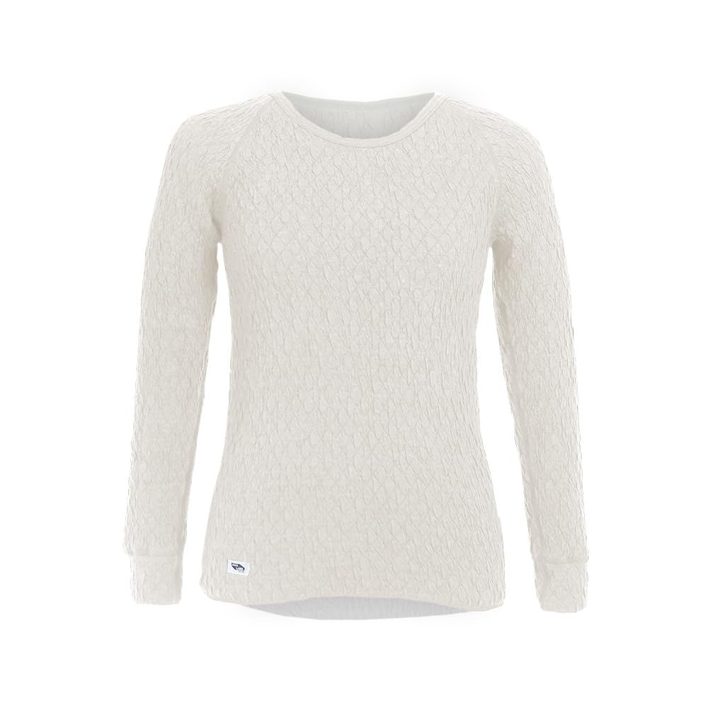 

Hidamari Long Sleeve Crew Neck Warm Everest Sleeve Men s Shirt, Underwear, [Sapium] [Triple Series] (S, Ivory) [EVNS920-IV1] слоновая кость