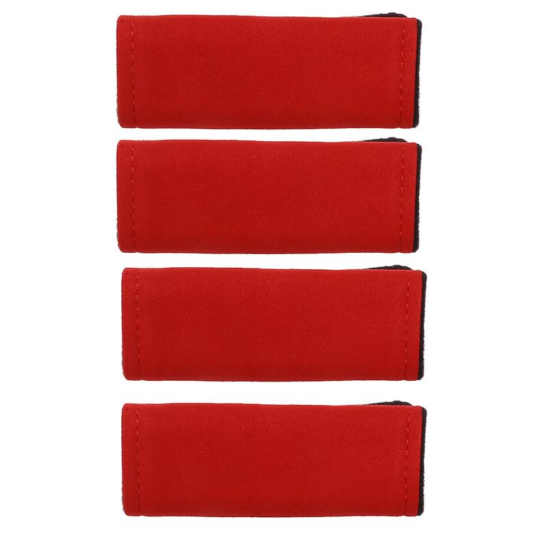 Car Roof Armrest Soft Suede Cover Auto Interior Pull Handle Gloves Protection Tools Ceiling Handle Protective Covers Accessories