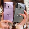 Metallic gray texture For Samsung A73 72 71 A70 56 55 54 A53 52 51 50 42 A35 A34 33 32 31 26 25 24 23 22 30 glass phone case