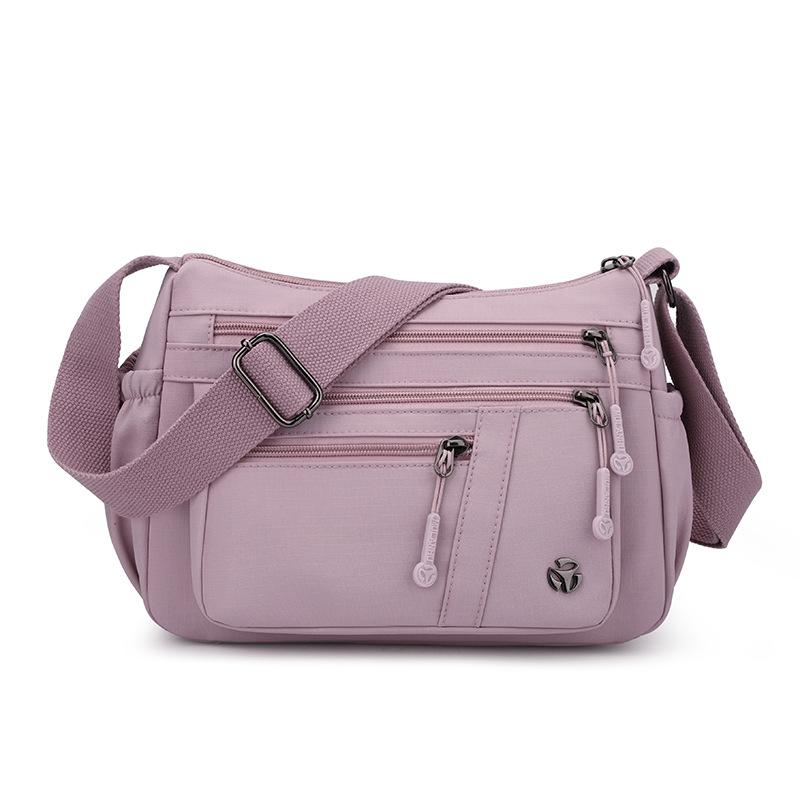 Dámská malá čtvercová taška velkokapacitní taška přes rameno taška pro matku středního věku cestovní nylonová crossbody taška