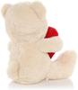 CEJAMA Teddybär Plüschtier mit Herz - 25 cm Kuscheltier mit Liebesbotschaft für Valentinstag, Geburtstag, Jahrestag, Muttertagsgeschenk