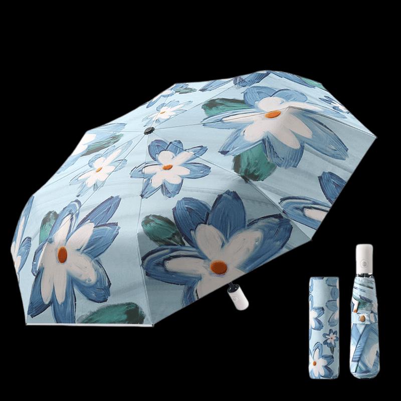 Automatic Digital Print UV Protection Sun Rain Umbrella