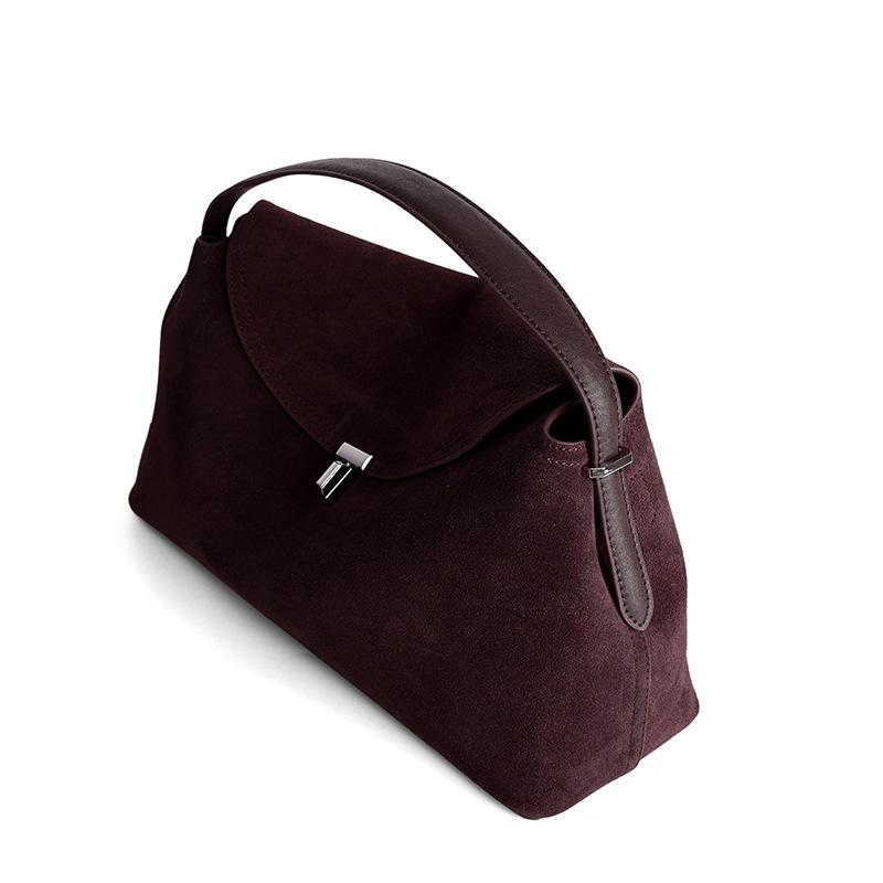 

Нишевый дизайн Зимняя новинка Большая вместимость Сумка-мессенджер Ретро Универсальная Замшевая кожа Одноплечевая Сумка из натуральной кожи Сумка через плечо кофейный