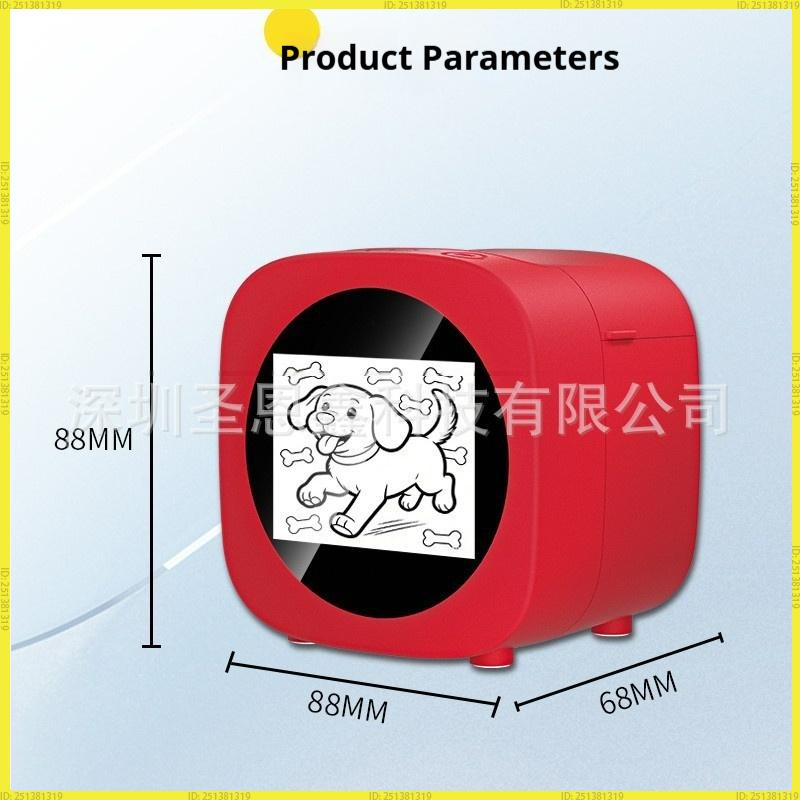 Shengen Ai Thermal Printer Wifi Connected Voice Controlled Ai Voice To Image Inkless Portable 6 Printing Modes Gift For Kids