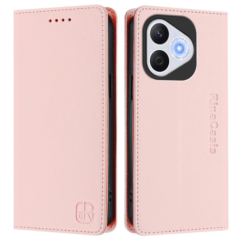 For Honor 400 Lite Leather Case RINACASIS RC01 Phone Cover with RFID Blocking Wallet Stand