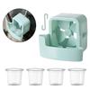 Electric Fan Cooling Storage Box Hanging Fan Cooling Tool With 4 Cup Household Cooling Box Fan Cooler Refrigeration Accessories