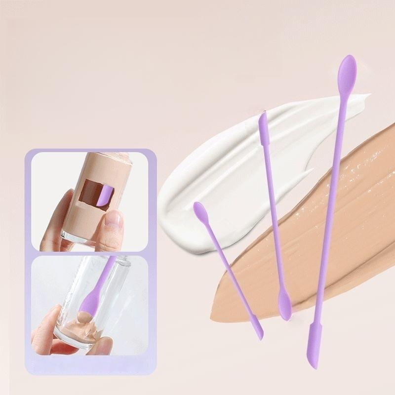 3 Mini Beauty Scrapers, Used for Cosmetic Makeup Scrapers, to Extract the Last Drop of Lotion Cream from Narrow Bottles and Jars, Small Scrapers