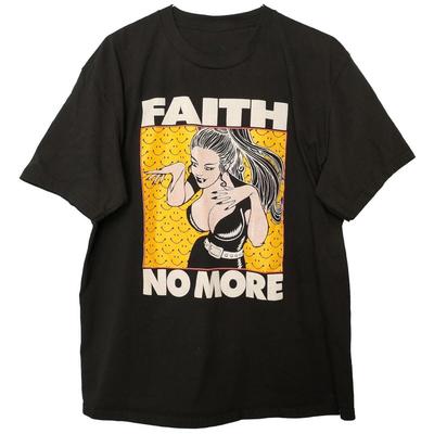 Camiseta Faith No More Faster Pussycat Tour Clássica Preta Unissex P-5GG 1J0588 Camiseta Unissex