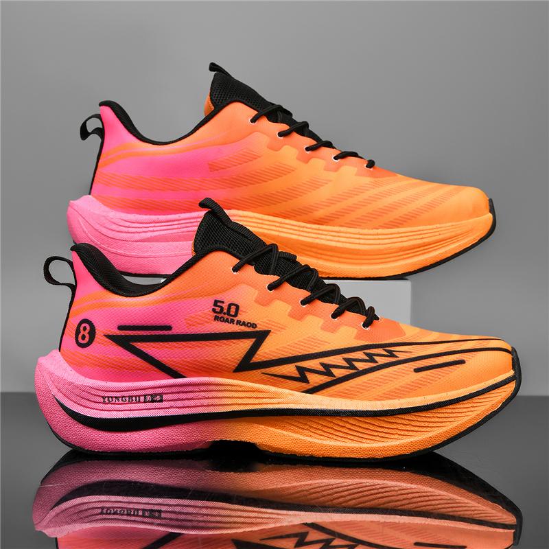 

Мужская обувь Дышащая Универсальная Сетчатая обувь Спортивная обувь с карбоновой пластиной Мужская Универсальная Износостойкая Обувь для бега для мужчин 45