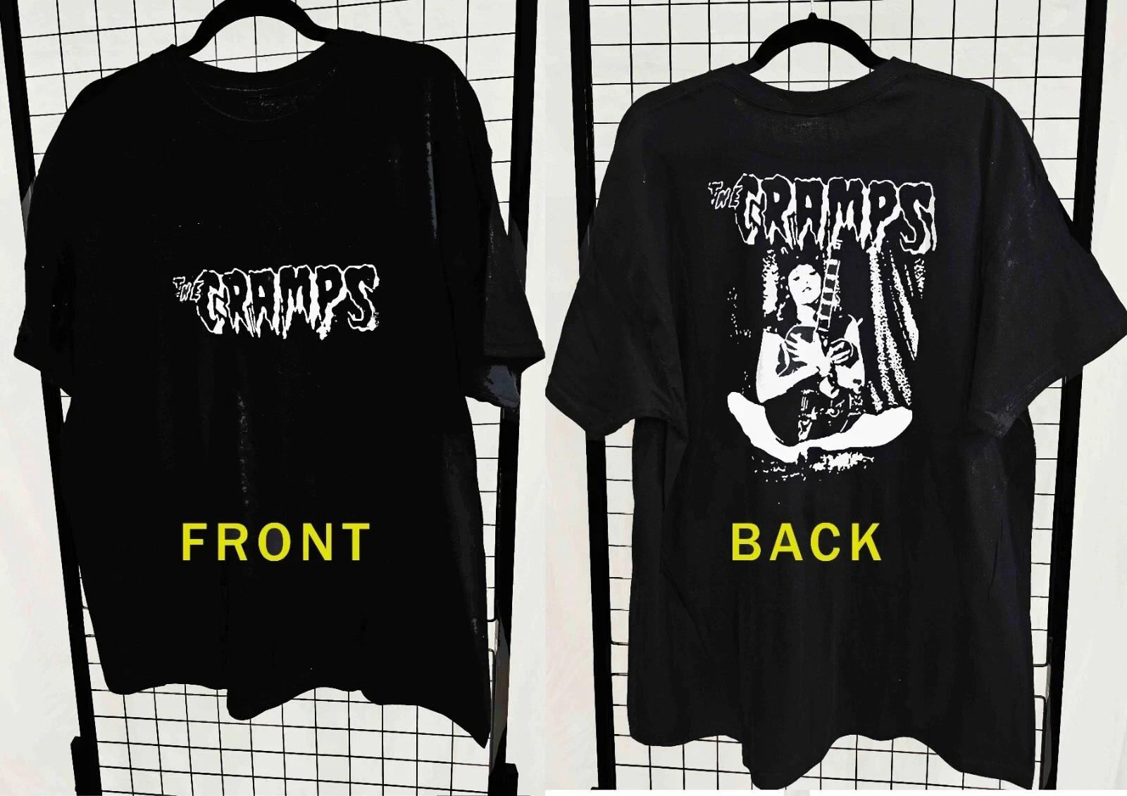 The Cramps 2X Sided Concert Cotton T -Shirt 4XL