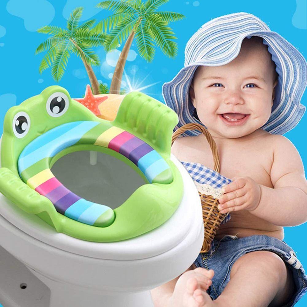 Easy to Clean Toddler Toilet Seat Soft Cushion Children Potty Potty Training Toilet for Infant