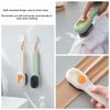 Multifunctional Liquid Dispensing Shoe Brush  One Hand Press Cleaner for Sneakers Boots Household Laundry Scrubbing Tool