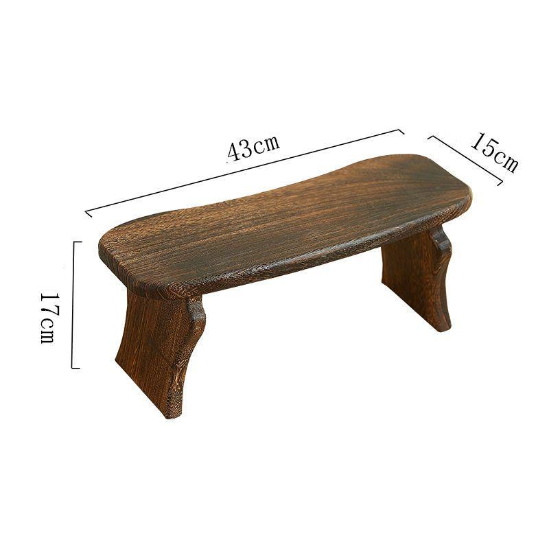 

Removable Wooden Stools Low Luxury Nordic Children Footrest Small Shoe Changing Footstool Multifunctional Ottoman Children