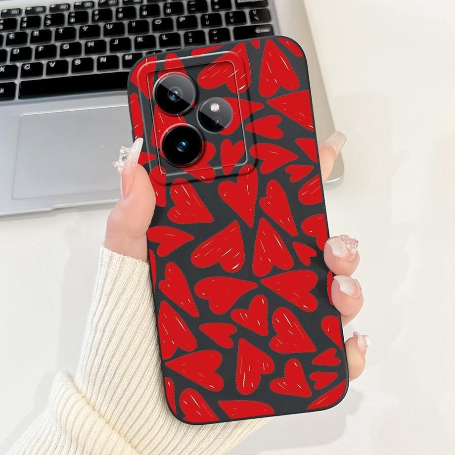 For Realme GT 7 5G Case RMX5061 Cute Cartoon Fashion Painted Cover Soft Silicone Case For Realme GT7 Pro GT 7 Pro 7T GT7T Fundas