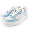 Great LOUIS VUITTON Low cut sneakers timeout line Monogram Light blue Women 37 Used