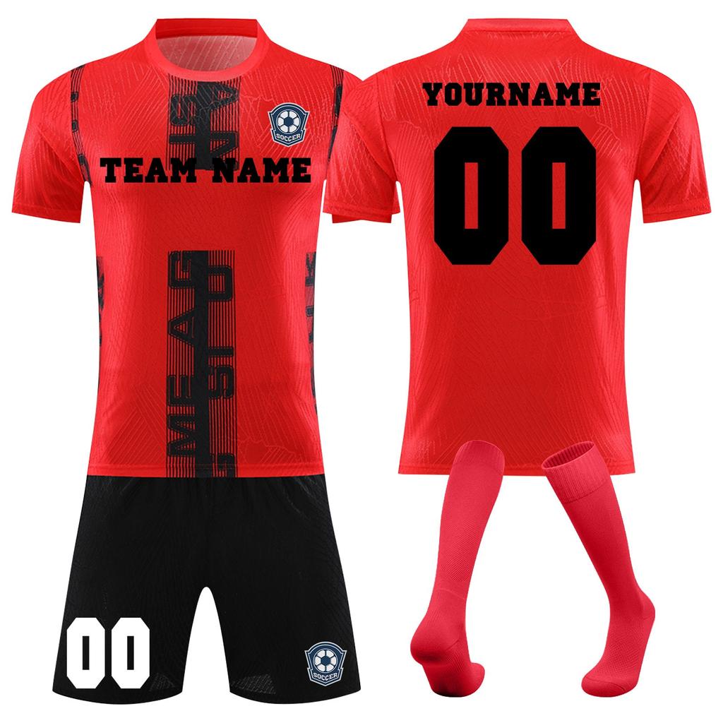 Custom Soccer Jersey for Kids Personalized Youth Soccer Jersey with Team and Number Soccer Gifts