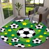 1pc Office Carpet Chair Mats Soccer Ball Pattern with Stars Perfect for Decorating Office Chairs, Living Rooms, Or Bedrooms