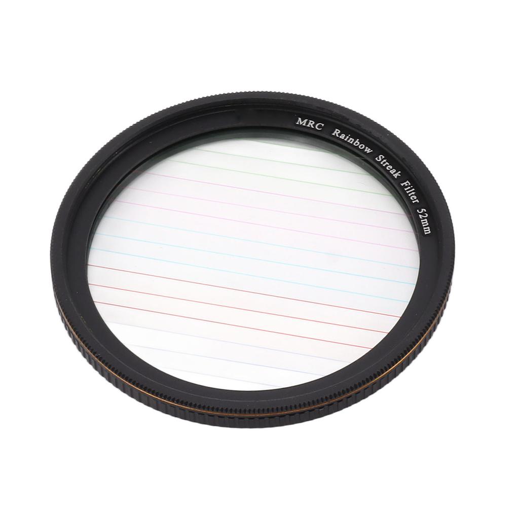 Colorful Streak Star Filter Micro SLR Camera Dot to Line Filters Special Effects Camera Filters for Night Scenes 52mm