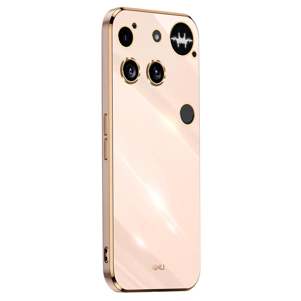 XINLI For Nothing Phone (3) 5G Case TPU Phone Cover with Electroplating Frame