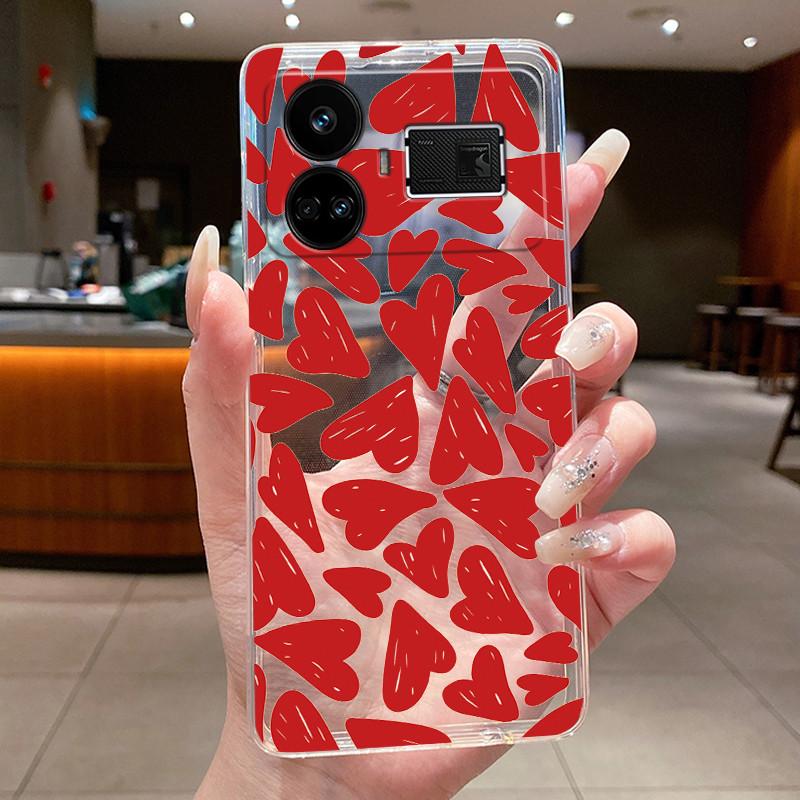Casing For Realme GT5 GT 5 240W Phone Case Cute Cool Dragon Boys Girls Transparent Soft Silicone Back Cover For RealmeGT5 Case