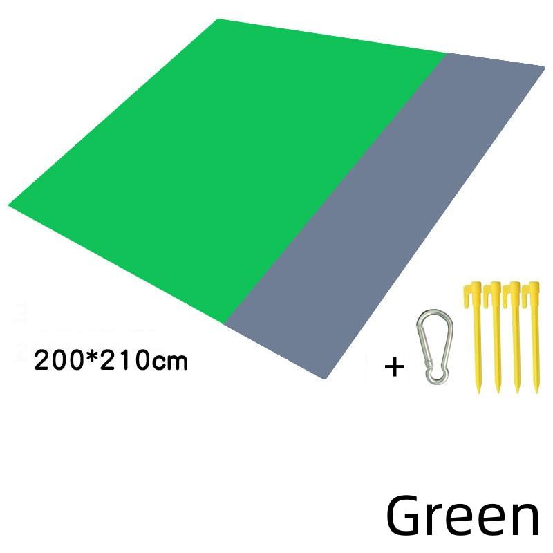 Outdoor Camping Mat Waterproof Folding Pocket Beach Blanket Portable Lightweight Picnic Mat Polyester Large Lawn Sand Beach Mat