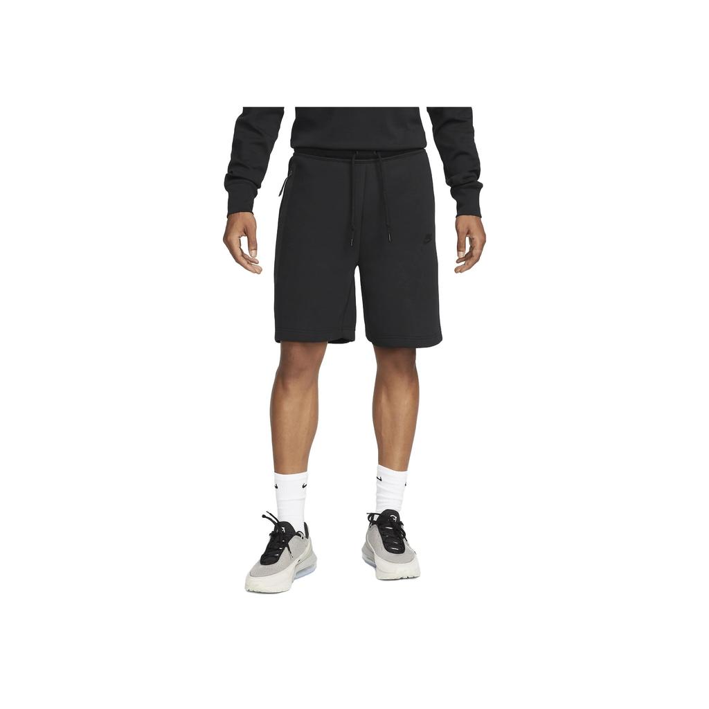 Nike Sportswear Tech Fleece Solid Logo Drawstring Sports Shorts Men shorts Black FB8172-010