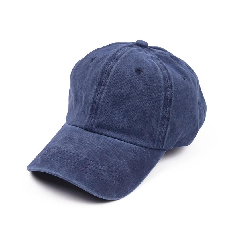 Custom Baseball Cap Vintage Distressed Washed Cotton Dad Hat Cotton Snapback Cap Hip Hop Baseball Cap Custom Logo
